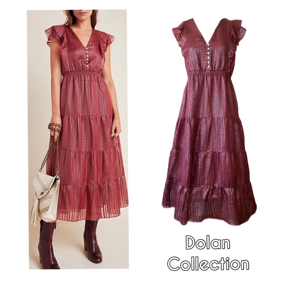 Dolan Collection Sawyer Silk Midi Dress